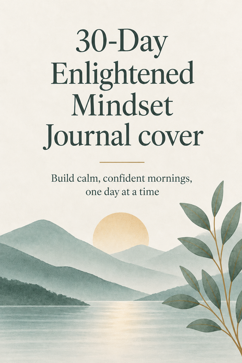 30-Day Enlightened Mindset Journal cover